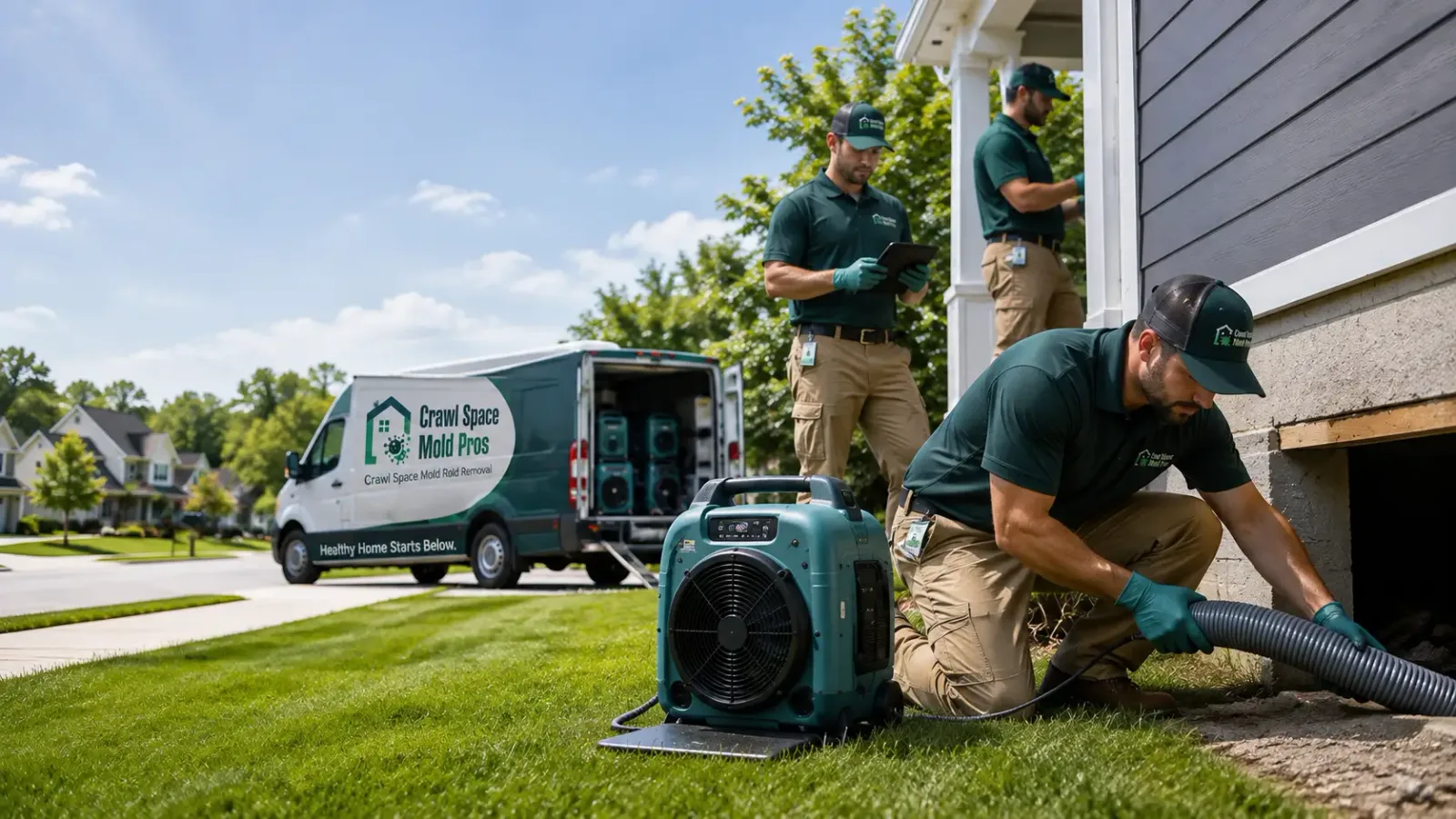 Crawl Space Mold Removal in Gaastra, MI